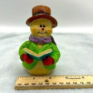 Snowman Vintage Regency Fine Arts Collectible Snowman Figurine/Sculpture 4.50”